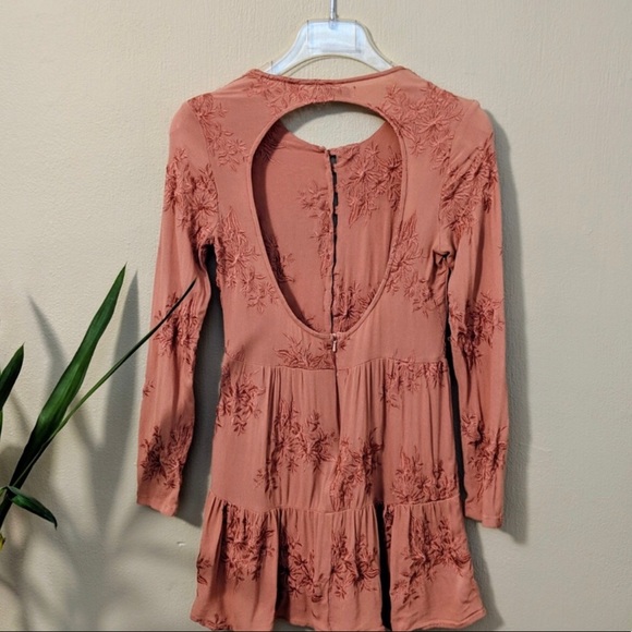 Dusty Rose Floral Dress - Flynn Skye - Picture 2 of 4